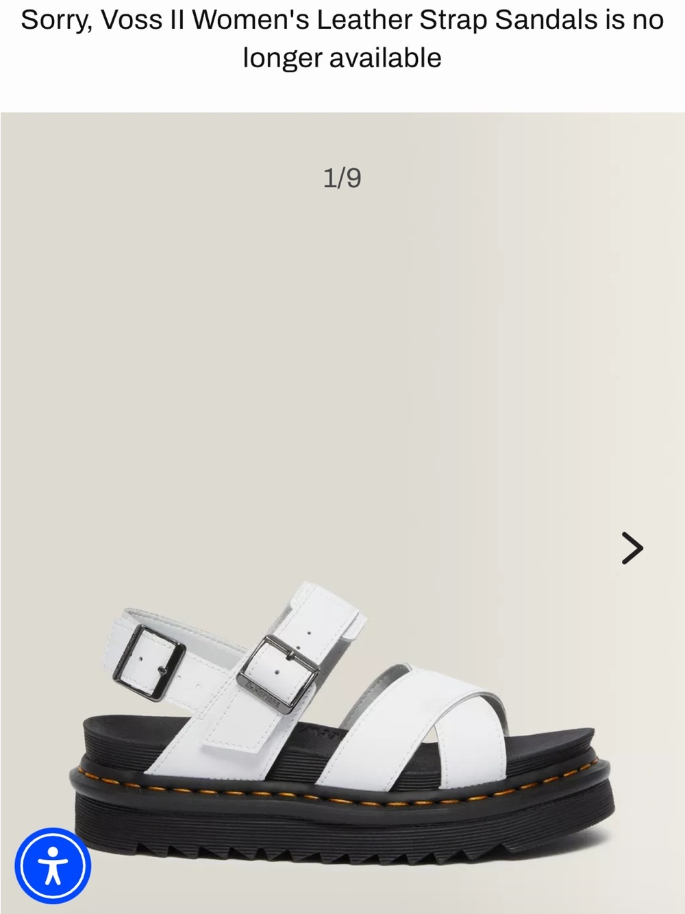 Dr. Martens vos ll leather strap sandals - Picture 2 of 8